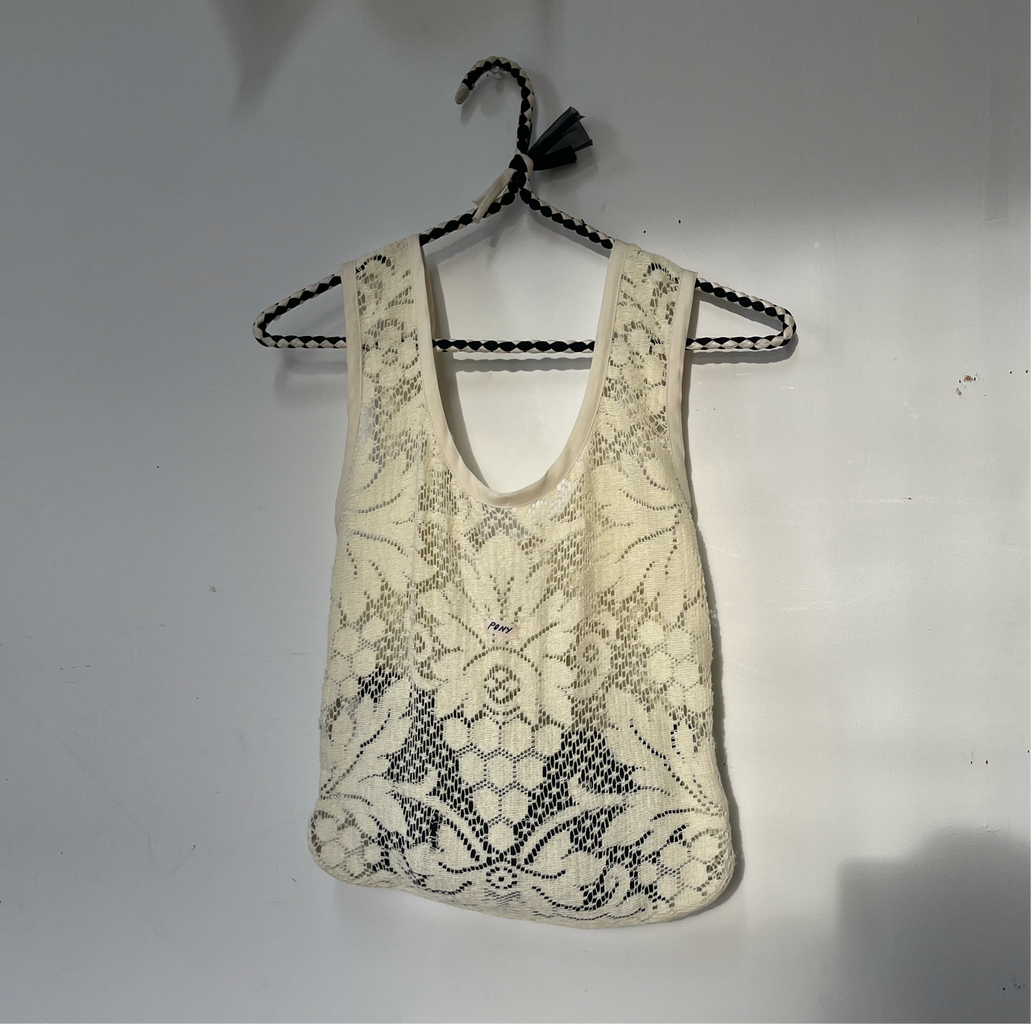 The Lace Tote - Eggshell