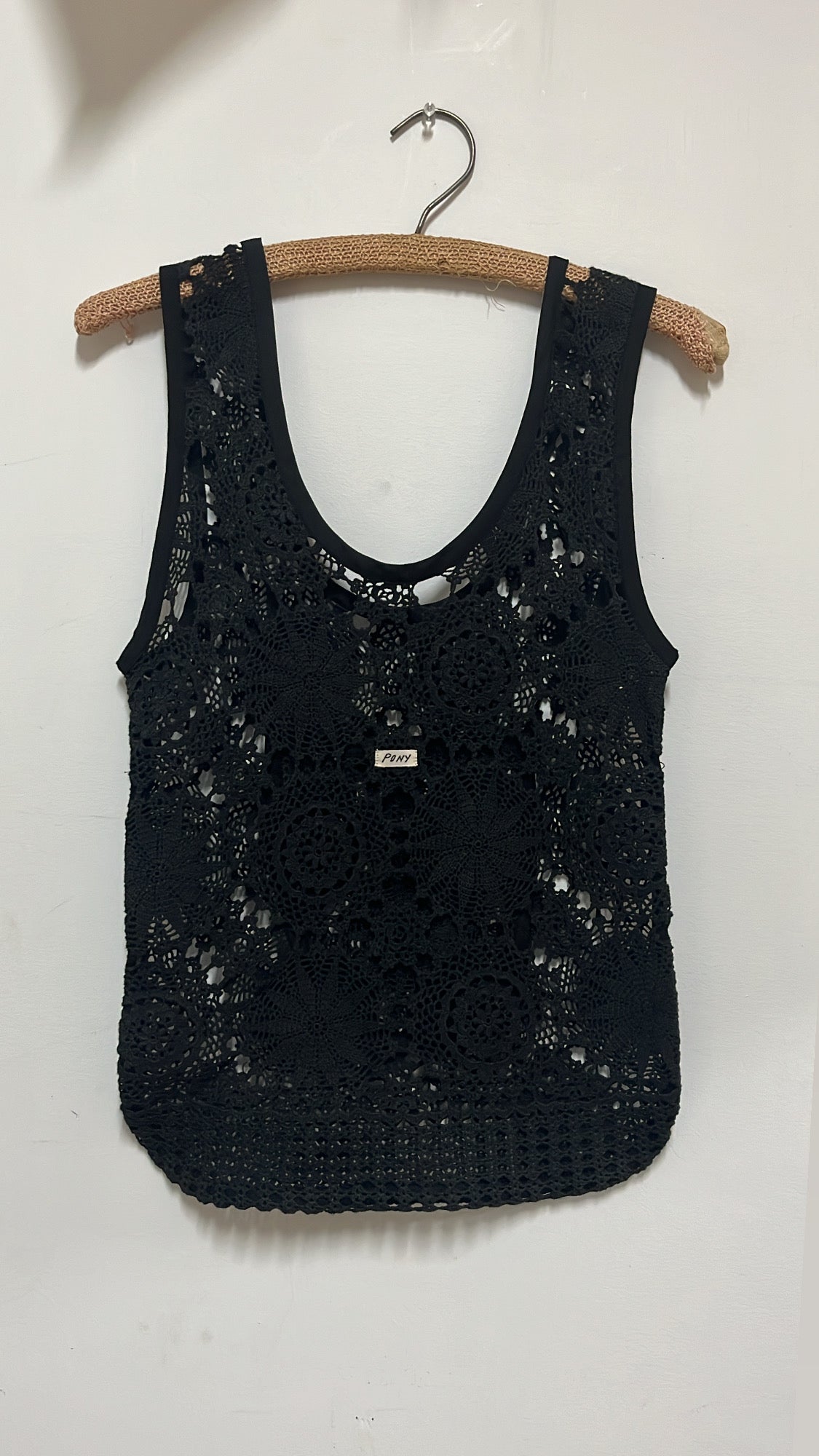 The Lace Tote - Graphite