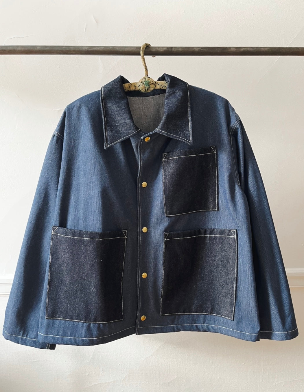 Good Luck Denim Chore Coat