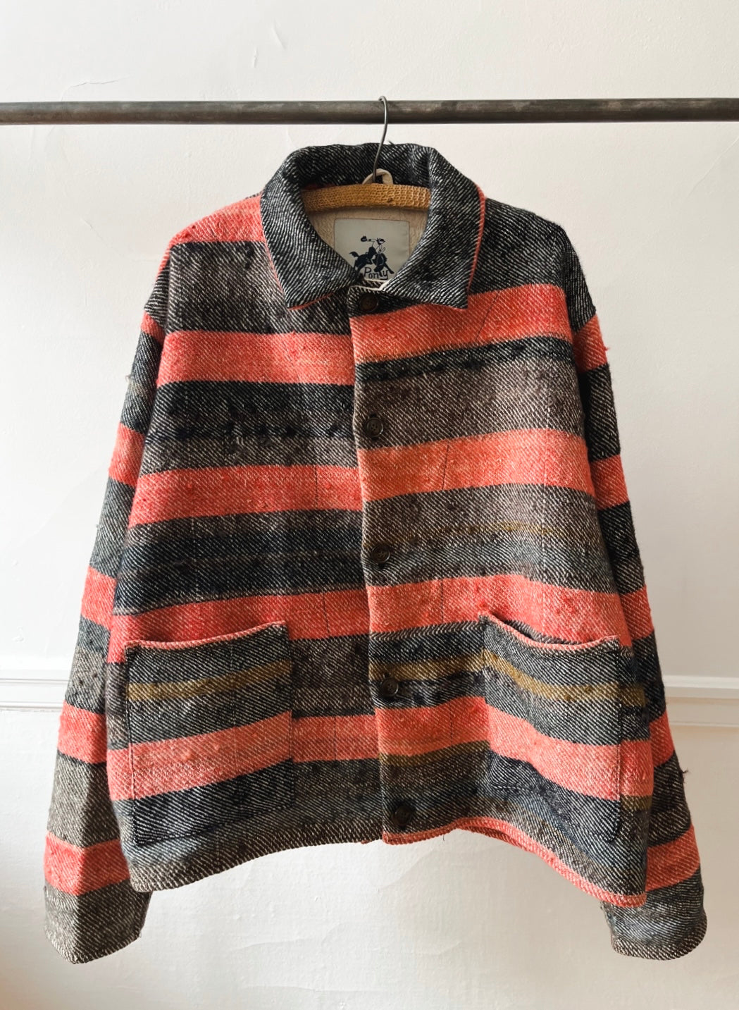 Antique Wool Blanket Coat