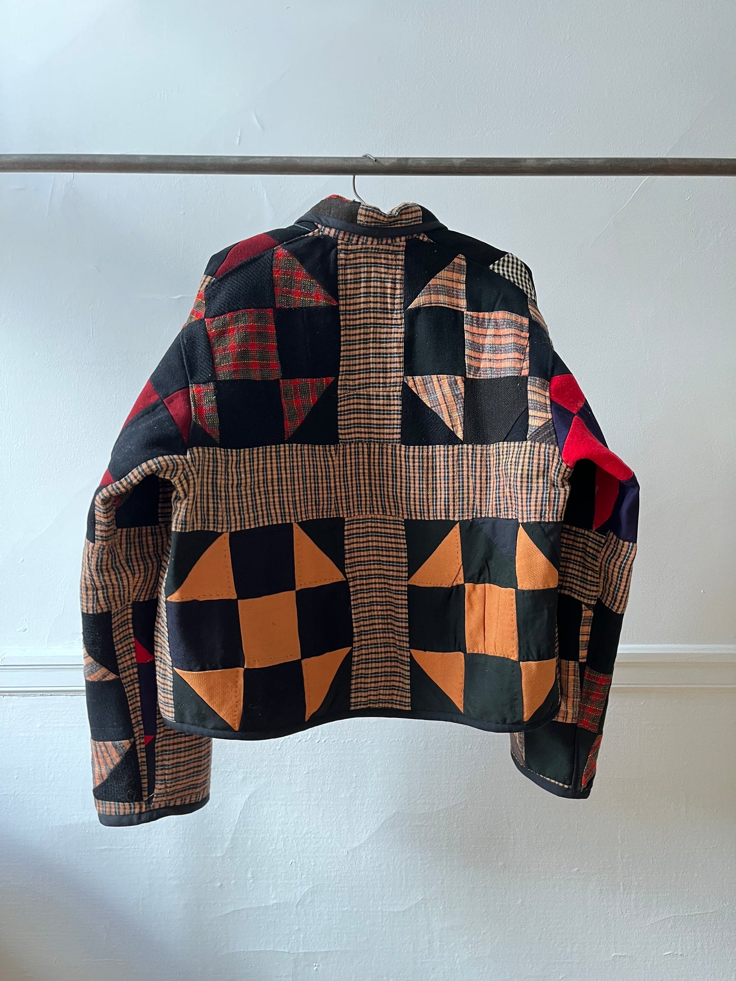 1940s Wool and Flannel Quilt Coat