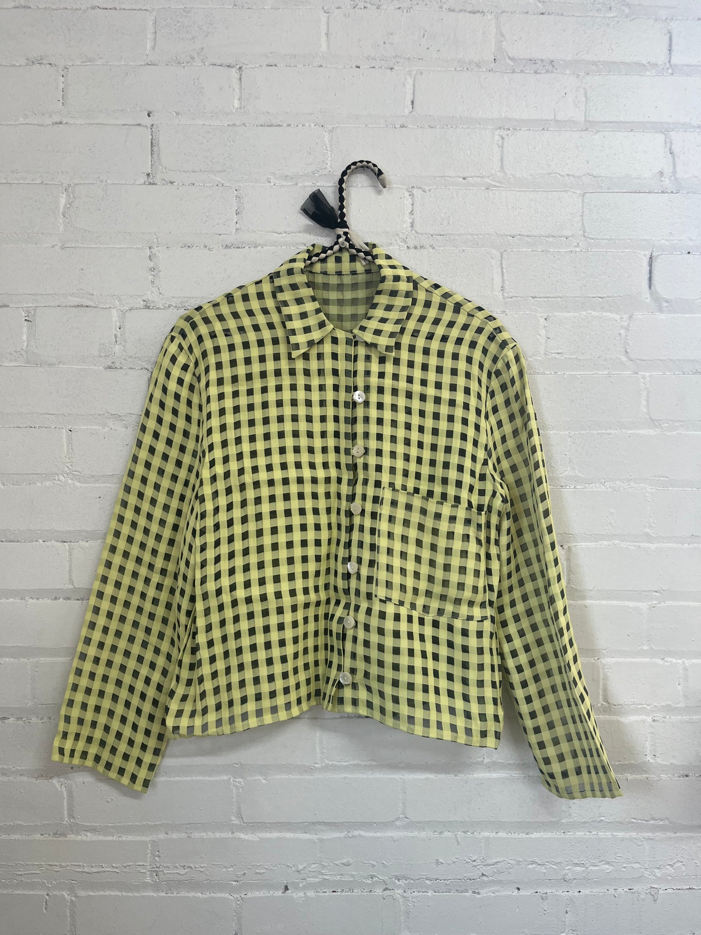 One-of-a-kind Plaid Button Up Shirt